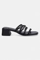 Camper pantofle dámské kožené Kora Sandal K201911.001 černá SS26