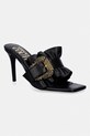 Versace Jeans Couture klapki na wysokim obcasie damskie czarny 80VA3S70.ZSS83.899