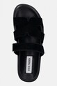 Steve Madden klapki zamszowe Missile-E czarny 11003504.015