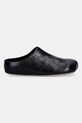 MM6 Maison Margiela klapki mules damskie skórzane S59WX0083.P7561.T8013 czarny SS26