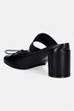 Obuwie MM6 Maison Margiela klapki skórzane S59WP0210.P3628.T8013 czarny