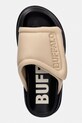 Buffalo ciabatte slide sulla banchina da donna Palma Velcro beige 1602326