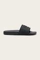 AllSaints klapki Biggy Slider syntetyczny czarny W044FA.BLK