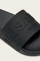 AllSaints klapki Biggy Slider czarny W044FA.BLK