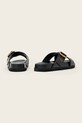 Παπούτσια Δερμάτινες παντόφλες AllSaints Suki Western Sandal W042FE.BLK μαύρο