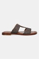 MICHAEL Michael Kors Σαγιονάρες Γυναικεία Berkley Flat Sandal 40S6BRFS1B.200 καφέ SS26