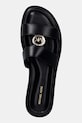 MICHAEL Michael Kors Σαγιονάρες Γυναικείες Δερμάτινες Erin Flat Sandal μαύρο 40S6ERFS2L.001