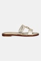 MICHAEL Michael Kors Σαγιονάρες Γυναικείες Δερμάτινες Erin Flat Sandal 40S6ERFS2M.740 χρυσαφί SS26