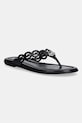 MICHAEL Michael Kors japonki damskie skórzane Janie Thong Sandal czarny 40S6JNFS1L.001