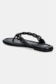 Obuwie MICHAEL Michael Kors japonki damskie skórzane Janie Thong Sandal 40S6JNFS1L.001 czarny