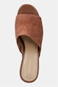 MICHAEL Michael Kors klapki damskie zamszowe Mayes Wedge Sandal brązowy 40S6MYMS1S.230