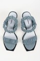Karl Lagerfeld sandále na podpätku dámske Karl Nft Heel modrá KL39116D.DAB