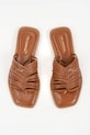 Karl Lagerfeld klapki z odkrytą piętą damskie Brio Ii brązowy KL85426.022