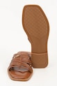 Karl Lagerfeld klapki z odkrytą piętą damskie Brio Ii KL85426.022 brązowy