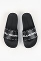 Karl Lagerfeld klapki na platformie damskie Kondo Maxi Ii czarny KL80826.F0S
