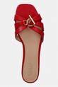 Lauren Ralph Lauren klapki skórzane Blaike Slide czerwony 802982875008.600