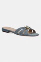 Lauren Ralph Lauren klapki damskie Blaike Slide niebieski 802P10545001.400