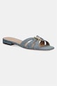 Lauren Ralph Lauren klapki damskie Blaike Slide niebieski 802P10545001.400