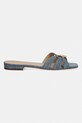 Lauren Ralph Lauren klapki damskie Blaike Slide 802P10545001.400 niebieski SS26