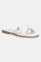 Παντόφλες U.S. Polo Assn. GENNY002 απομίμηση λείου δέρματος λευκό GENNY002W.6Y1
