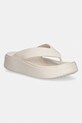 Crocs japonki damskie Getaway Platform Flip beżowy 209410.160