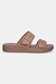 Crocs klapki damskie Brooklyn Buckle Low Low 211215.2Q9 brązowy SS26