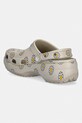 Obuwie Crocs klapki na platformie damskie Classic Platform Floral Clog 212668.1WY beżowy