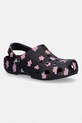 Crocs klapki damskie Classic Flower Clog czarny 212677.001