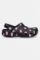 Crocs klapki damskie Classic Flower Clog 212677.001 czarny SS26