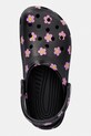 Crocs klapki damskie Classic Flower Clog czarny 212677.001