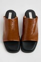 Miista bőr papucs Zooey E8.4141 barna