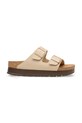 Birkenstock klapki Arizona Flex Platform pozostałe beżowy 1031261