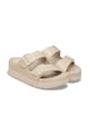 Obuwie Birkenstock klapki skórzane Arizona Flex Platform EXQ LENA 1031470 beżowy