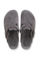 Birkenstock Boston EXQ LEVE klapki mules damskie zamszowe 1031489 szary