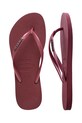 Havaianas japonki damskie SLIM LOGO METALLIC 4119875.9339 bordowy