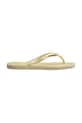 Havaianas infradito da donna SLIM SQUARE LOGO METALLIC 4148257.9256 giallo SS26