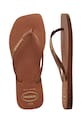Havaianas šľapky dámske SQUARE LOGO POP UP 4148959.1976 hnedá