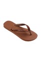 Obuća Havaianas japanke za žene TOP GLOW 4150163.1976 smeđa