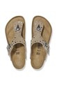 Birkenstock klapki zamszowe Gizeh Rivet beżowy 1029388