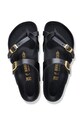 Birkenstock Mayari klapki z odkrytą piętą damskie skórzane 1031425 czarny