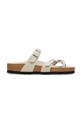 Birkenstock Mayari klapki damskie skórzane beżowy 1031462