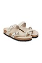 Obuwie Birkenstock Mayari klapki damskie skórzane 1031462 beżowy