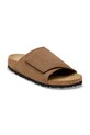 Birkenstock klapki zamszowe Solana 1031999 brązowy SS26