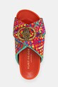Kurt Geiger London klapki damskie Chelsea Cross Strap pomarańczowy 3973169609