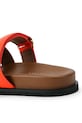 Scarpe Kurt Geiger London ciabatte slide tacchi piatti da donna in scamoscio Eagle Cut Out Sandal 4732657239 arancione