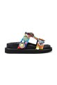 Kurt Geiger London klapki damskie Orson Tutti Frutti czarny 4883869689