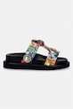 Kurt Geiger London klapki damskie Orson Tutti Frutti 4883869689 czarny SS26