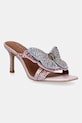 Kurt Geiger London sandały na wysokim obcasie damskie Butterfly Mule Sdl różowy 5610053069