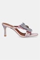 Kurt Geiger London sandały na wysokim obcasie damskie Butterfly Mule Sdl 5610053069 różowy SS26
