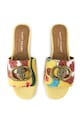 Kurt Geiger London klapki damskie Chelsea Flat Sandal 3416293689 żółty SS26